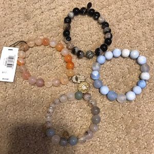 Express stretch bead bracelets
